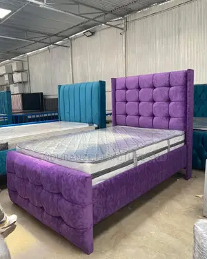 Purple Velvet Bed Frame – Make a Bold Statement With This Beautifully