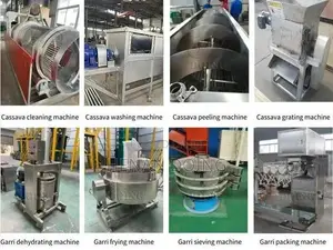 2TPD Garri Production Line Small Capacity Gary Processing Machine