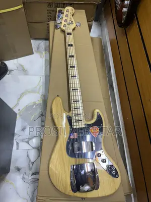 Fender Jazz Bass – 5String Electric Bass Guitar (Natural Finish)