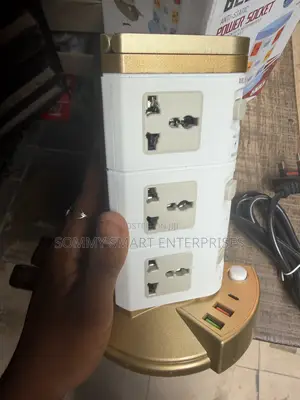 Tower Extension Socket With USB Type-C Fast Charging Ports