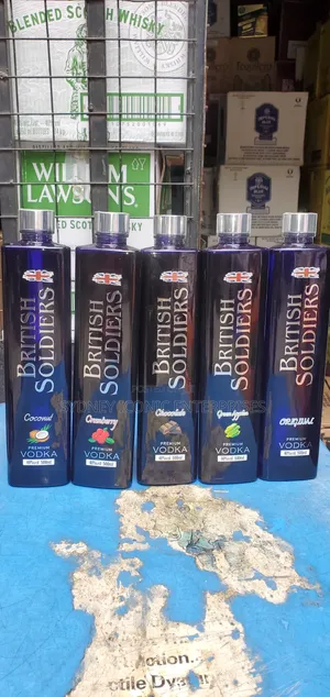 British Soldiers Premium Vodka(Different Flavors)Ctn of 12btles