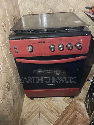 Scanfrost Gas Cooker 60/60 Red Color
