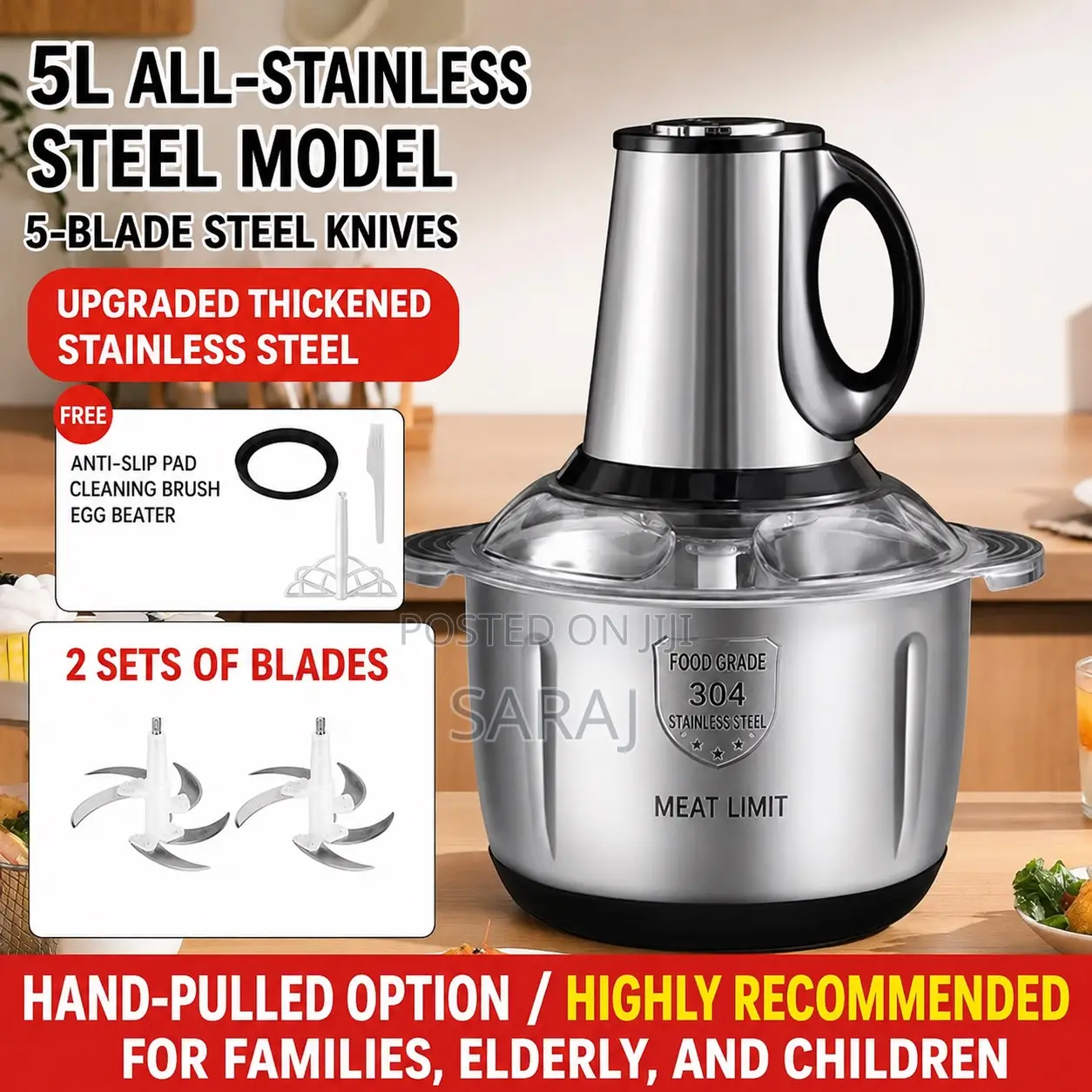 5L Meat Grinder