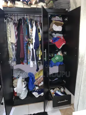 Brown Wooden Wardrobe