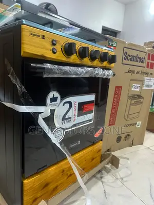 Scanfrost 60by60 4 Burner Family Size Gas Cooker With Oven