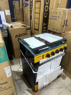 Scanfrost 60by60 Gas Cooker With Grill Function and 4 Burner