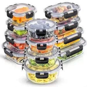 12pcs FoRod Glass Storage Containers