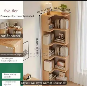L Shape Bookshelf