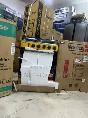 Scanfrost 60by60 Modern Gas Cooker With Oven and 4 Burner