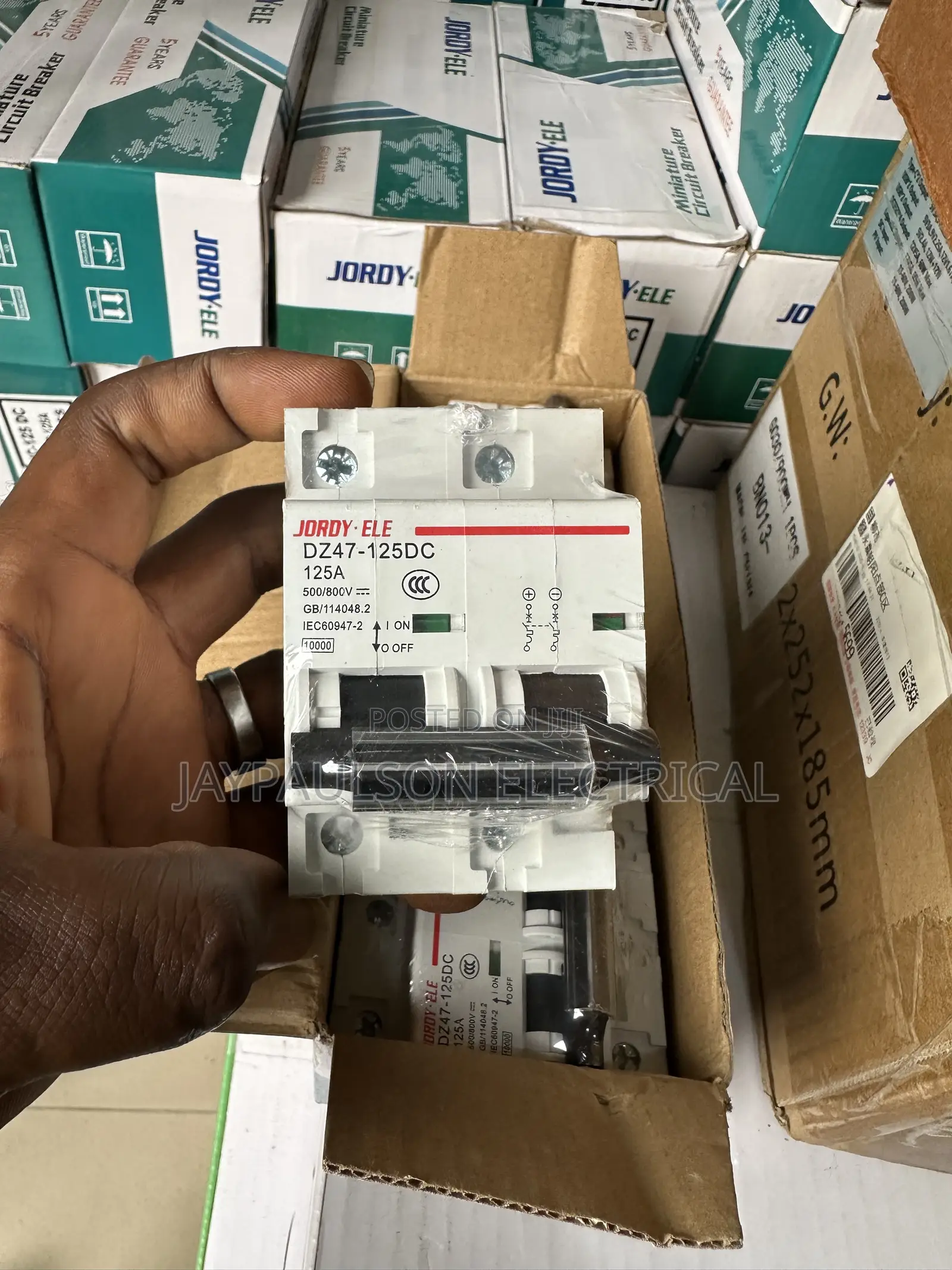 125A 2 DC Pole Breakers