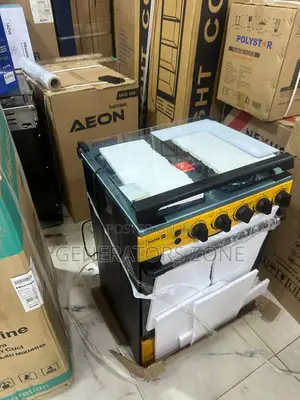 Scanfrost 60x60 4 Burner Black Cooker
