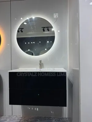 Brand New 80cm / 90cm Luxury Bathroom Vanity Cabinet With LED Mirror