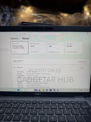 Laptop Dell 16GB Intel Core i7 SSD 512GB