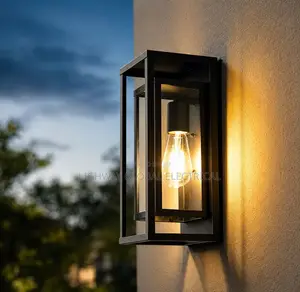 Modern Cast Outdoor Wall Light