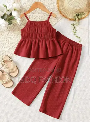Oversized Top High-Waist Trous