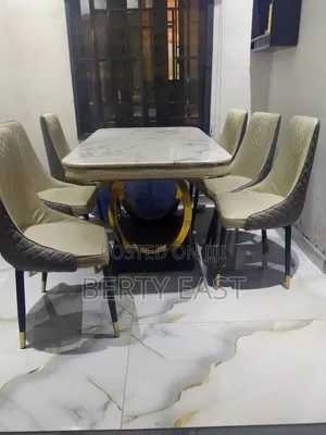 6 Seaters Marble Dinning