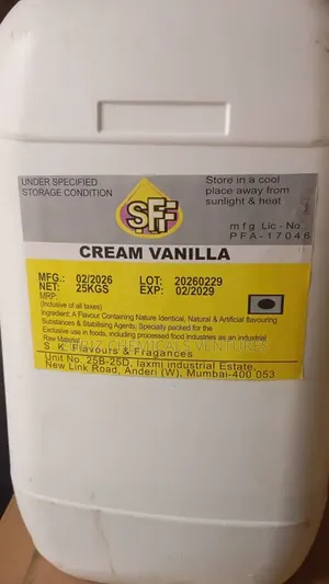 Cream Vanilla Flavor