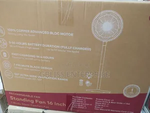 Itel 16 Inches AC/DC Solar Rechargeable Fan With Remote,panel and Bulb