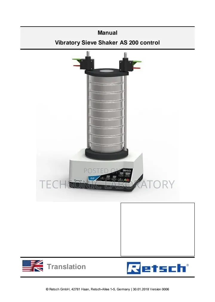 Vibrating Sieve Shaker