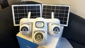 OKAM 3-Lens 4G Solar CCTV Camera – Dual Solar Panel!