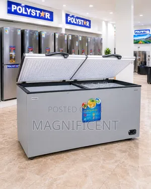 Original Brand New Polystar 600L Double Door Chest Freezer Fast Coolin