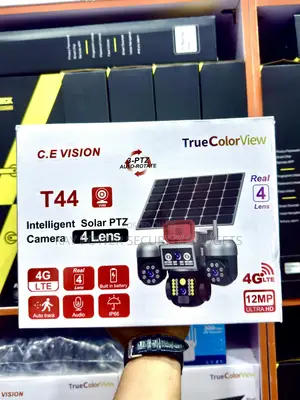 4G 4 Lens Solar Camera T44