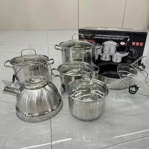 12pcs Sets of Stainless Pots
