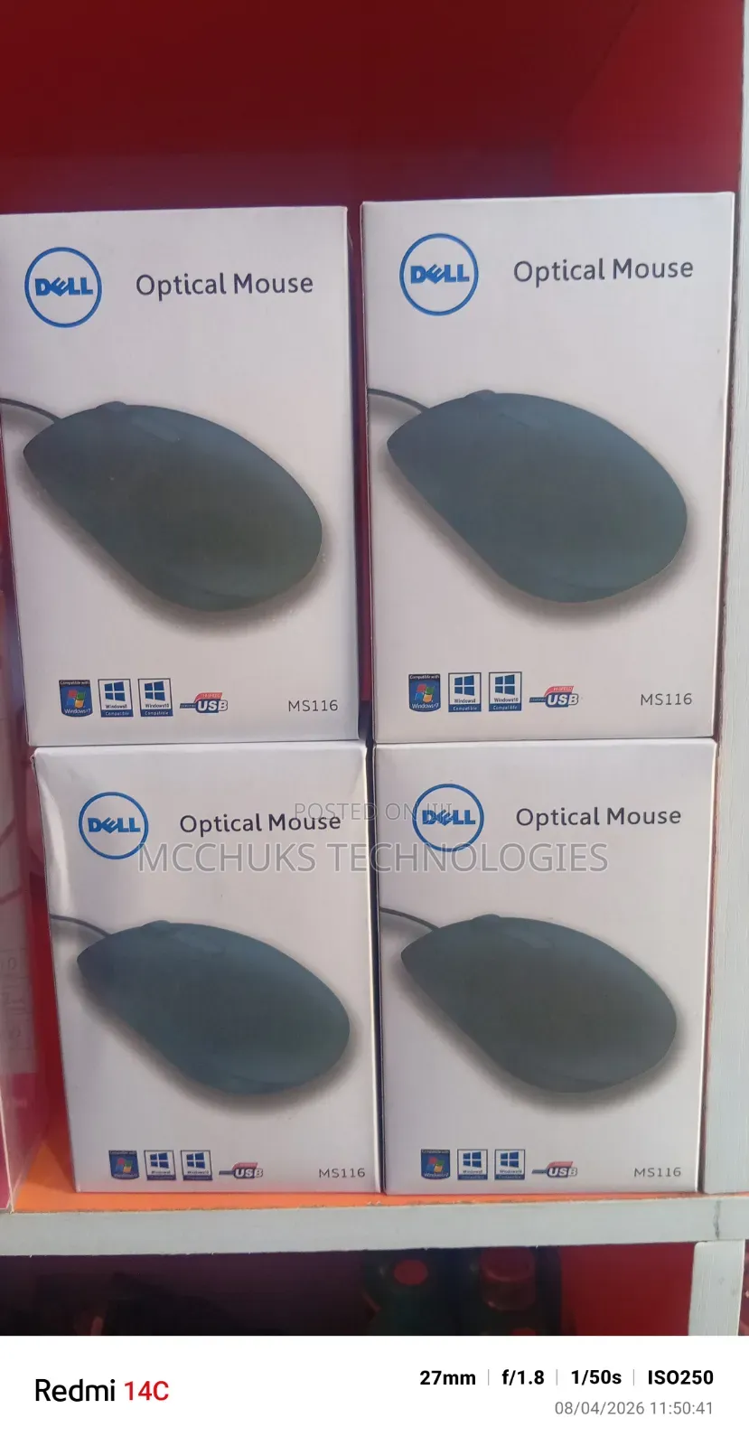 Dell Optical Wired Mouse