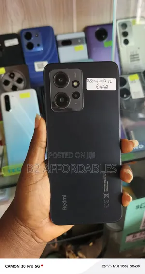 Xiaomi Redmi Note 12 4G 64 GB Black