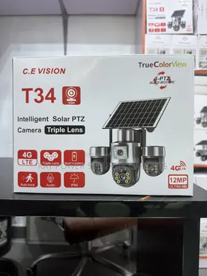 4G Triple Lens Solar Camera T34