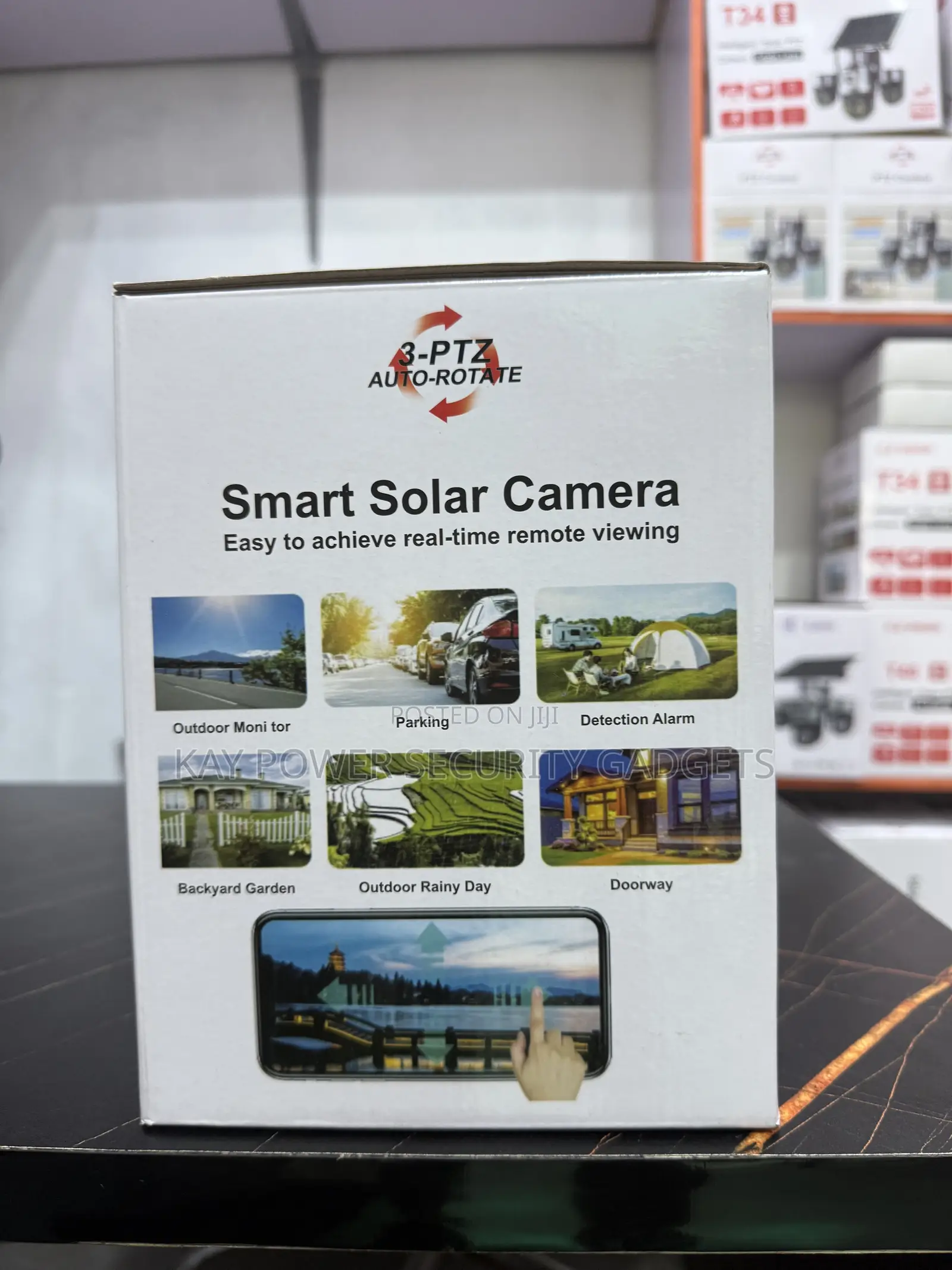 4G Triple Lens Solar Camera T34