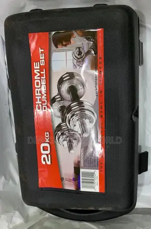 20Kg Adjustable Crome Dumbbell Set