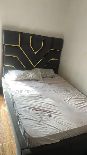 6'4.5 Padded Bedframe and Semi Orthopaedic Bed.