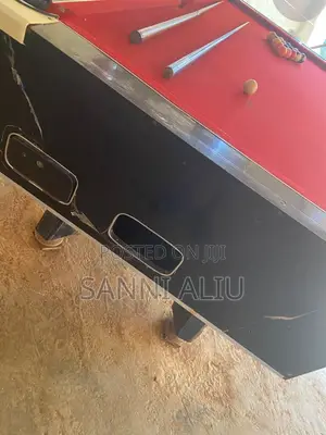 Used Snooker Board With Two Sticks and All Ball