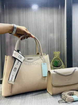 *Chrisbella 
2in1 Big Size 
Leather Handbag  
Quality  