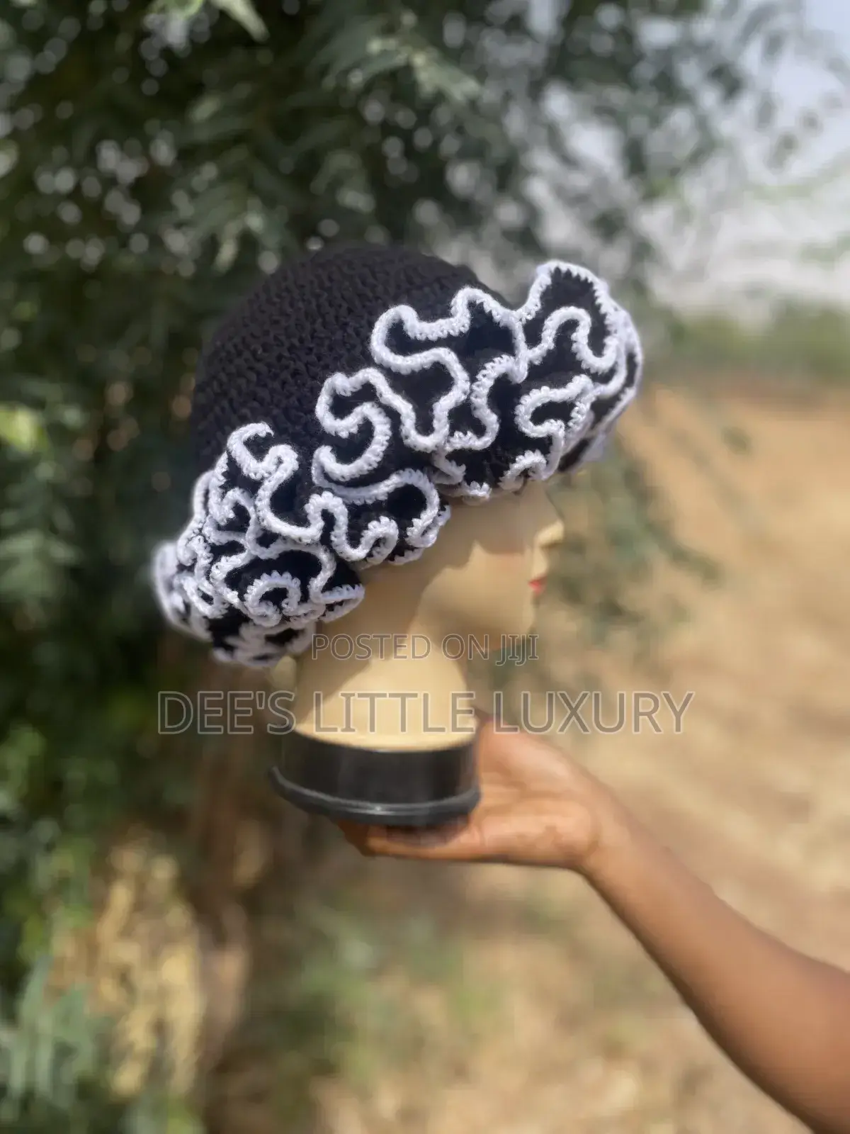 Crochet Ruffle Hat