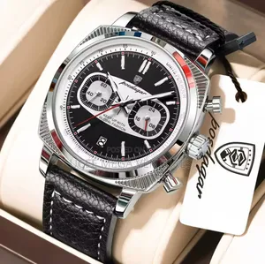 Poedager Leather Watch