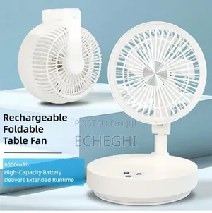 Kamisafe Rechargeable Table Fan