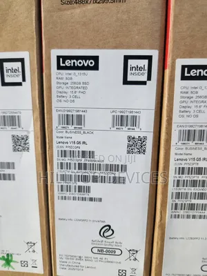 New Laptop Lenovo V15 8GB Intel Core i3 SSD 256GB
