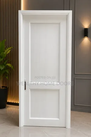 White PVC Toilet and Bathroom Door (750mm Size)