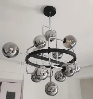 Luxury Modern Multi-Globe Chandelier