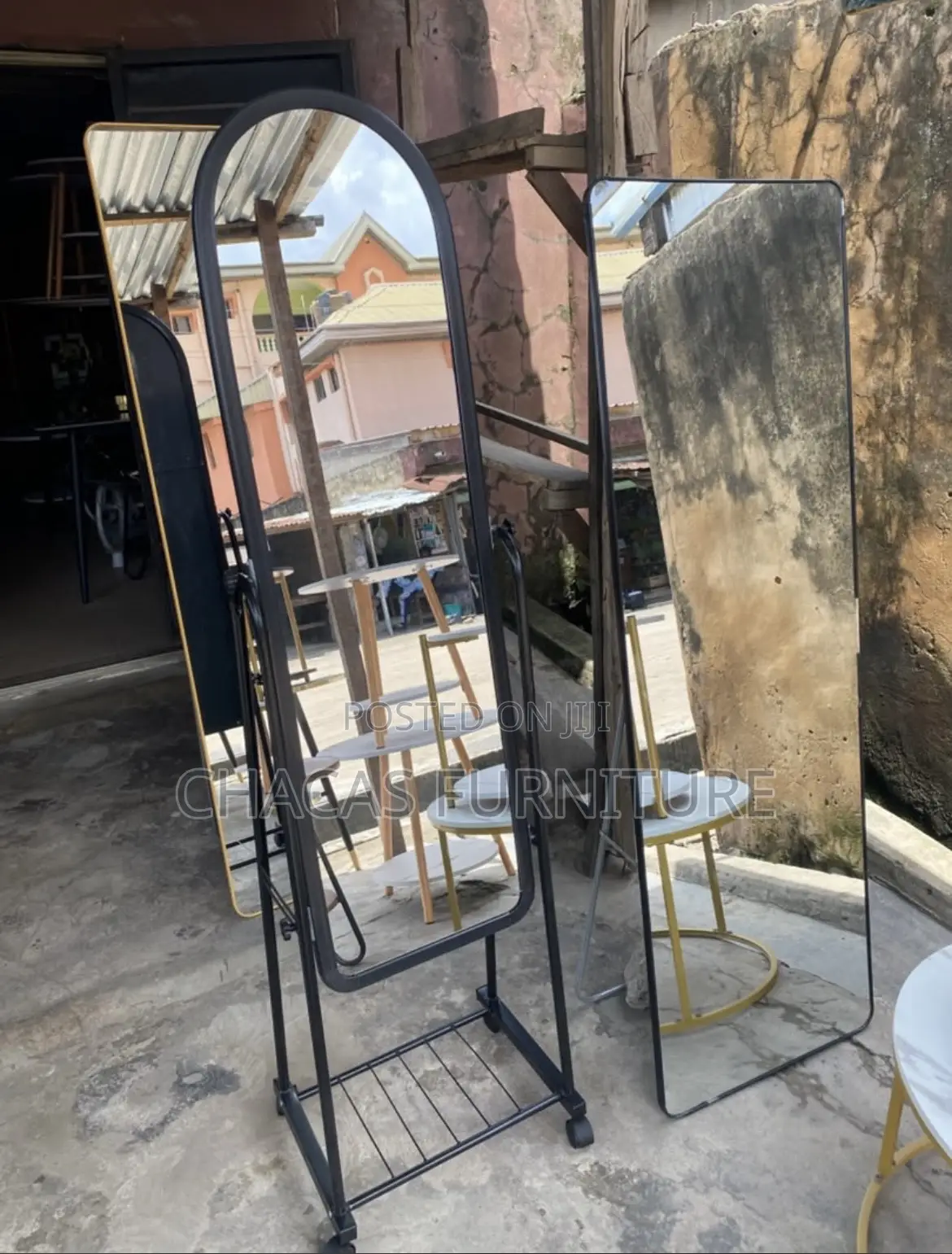 Modern Full-Length Standing Arched Mirrors