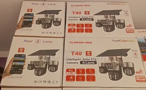 V380 T40 Solar PTZ Camera 4 Lens