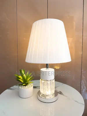 Crystal Tiered Bedside Lamp