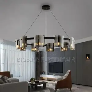 Modern Luxury LED Ring Chandelier | Dining + Living Room Pendant Light