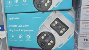 V380 Max Solar and Adapter Camera Dual Lens