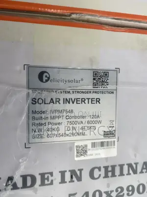 Felicity Solar 7.5KVA 6KW Solar Inverter – 120A MPPT