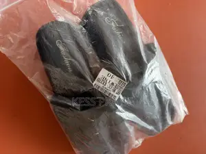 Black Platform Slipper Heels
