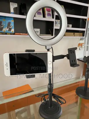 Live Desktop Ring-Light Phone Holder
