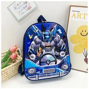 3D Hard-Shell Batman Backpack for Boys – School Bag for Early Learners